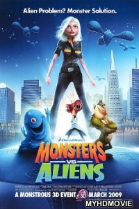  Monsters VS Aliens (2009) Hindi Dubbed